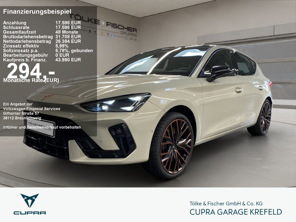 Cupra CUPRA LEON VZ BLACK EDITION 2.0 TSI PANO SENNH. Leasing