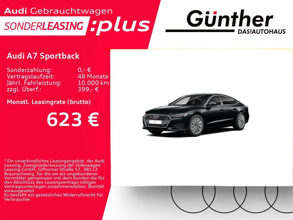 Audi A7 Sportback 55 TFSI QUATTRO+WINTERRÄDER+SPORTSI Leasing