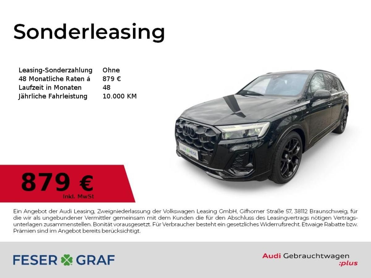 Audi Q7 50 TDI quattro Allradlenk/AZV/Pano/B&O/HUD Leasing