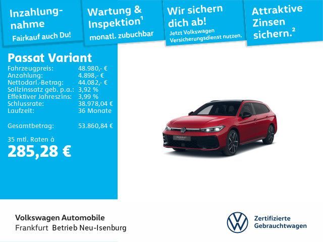Volkswagen Passat Variant 1.5 TSI DSG eHybrid R-Line AHK AC Leasing