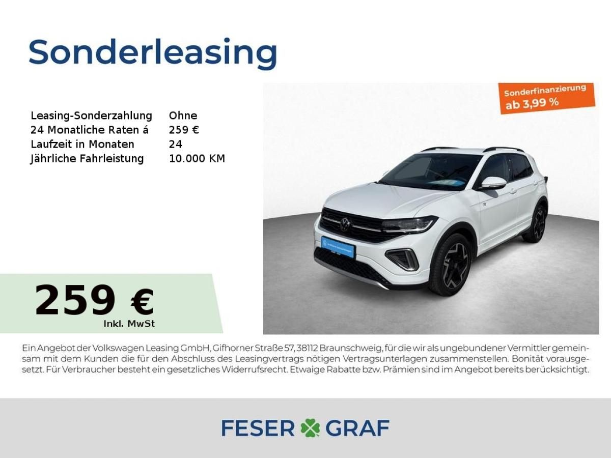 Volkswagen T-Cross 1.5 TSI R-LINE DSG AHK KAM NAVI ACC Leasing