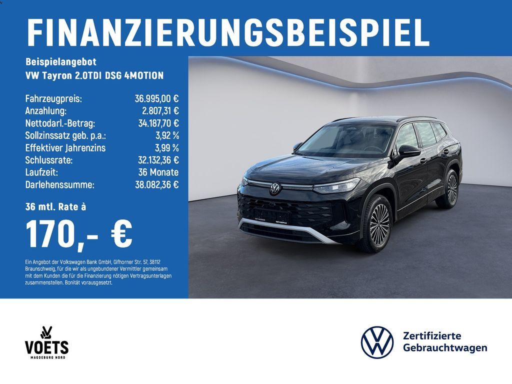 Volkswagen Tayron 2.0TDI DSG 4MOTION Life NAVI+IQ.LIGHT+AZV Leasing