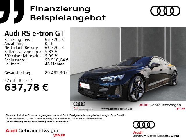 Audi RS e-tron GT*MATRIX*HuD*360°B&O*LUFT*CARBON* Leasing