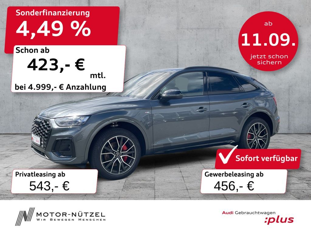 Audi Q5 Sportback 55 TFSI e QU S-LINE MATRIX+HuD+AHK Leasing
