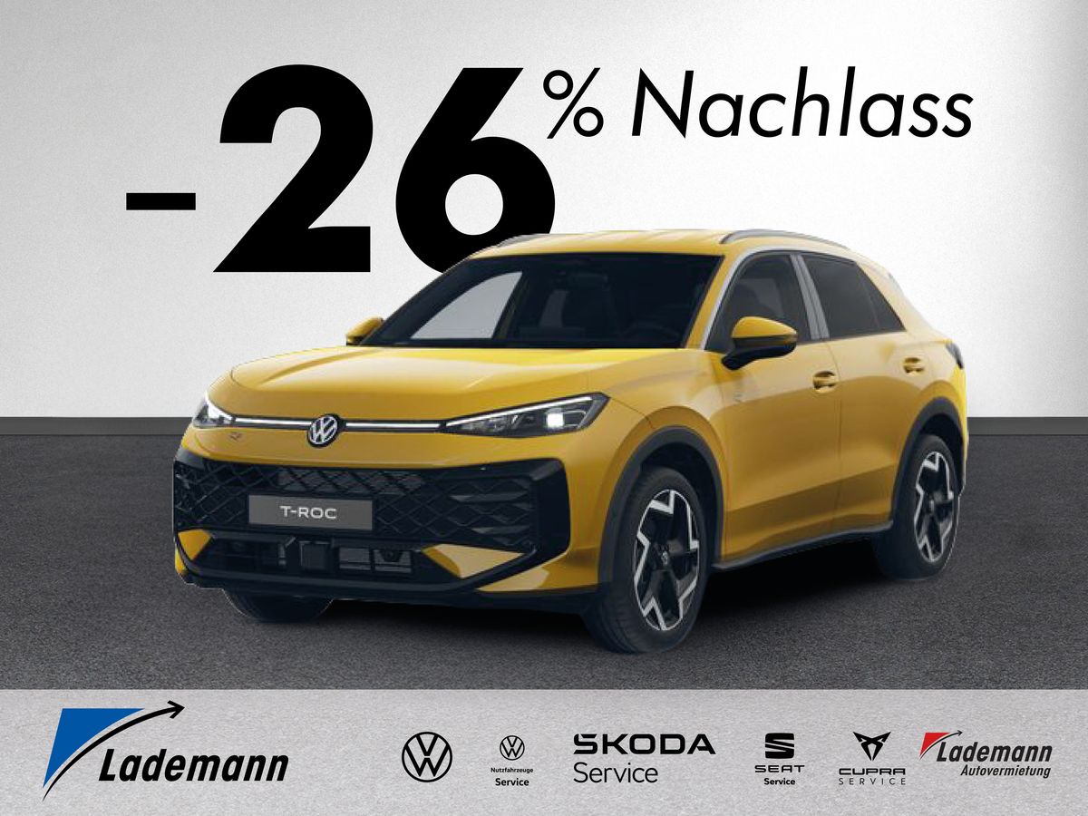 Volkswagen T-Roc Trend/Life/Style/R-Line - ALLE MOTORISIERUNGEN MÖGLICH - Barkaufangebot mit Mietwagenzulassung Auto kaufen