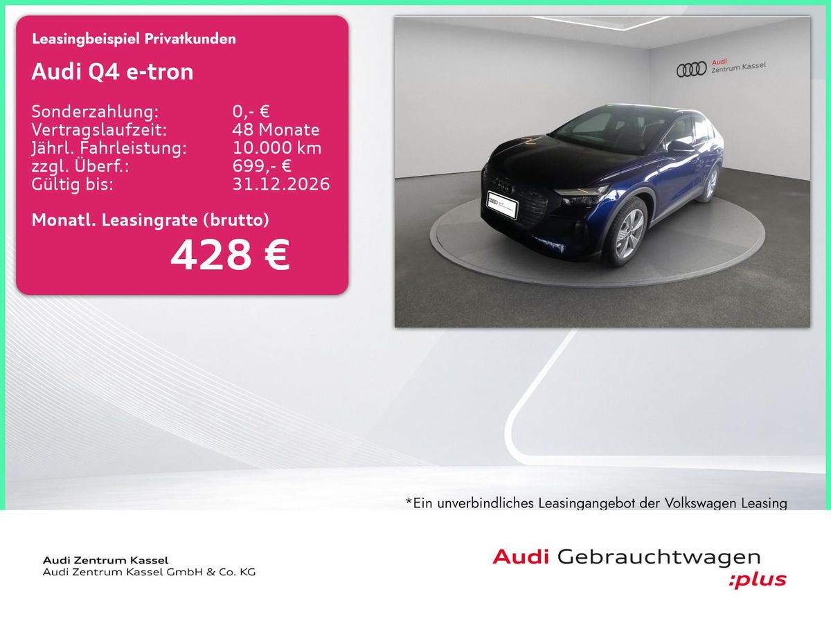 Audi Q4 e-tron Q4 45 e-tron LED Kamera SitzHZG Navi Standklima Leasing
