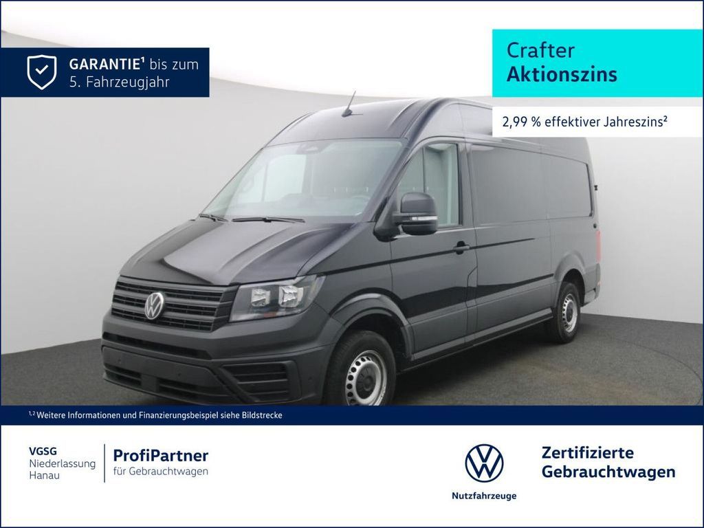 Volkswagen Crafter Kasten Mittel Vorb. AHK Kamera Klima Leasing