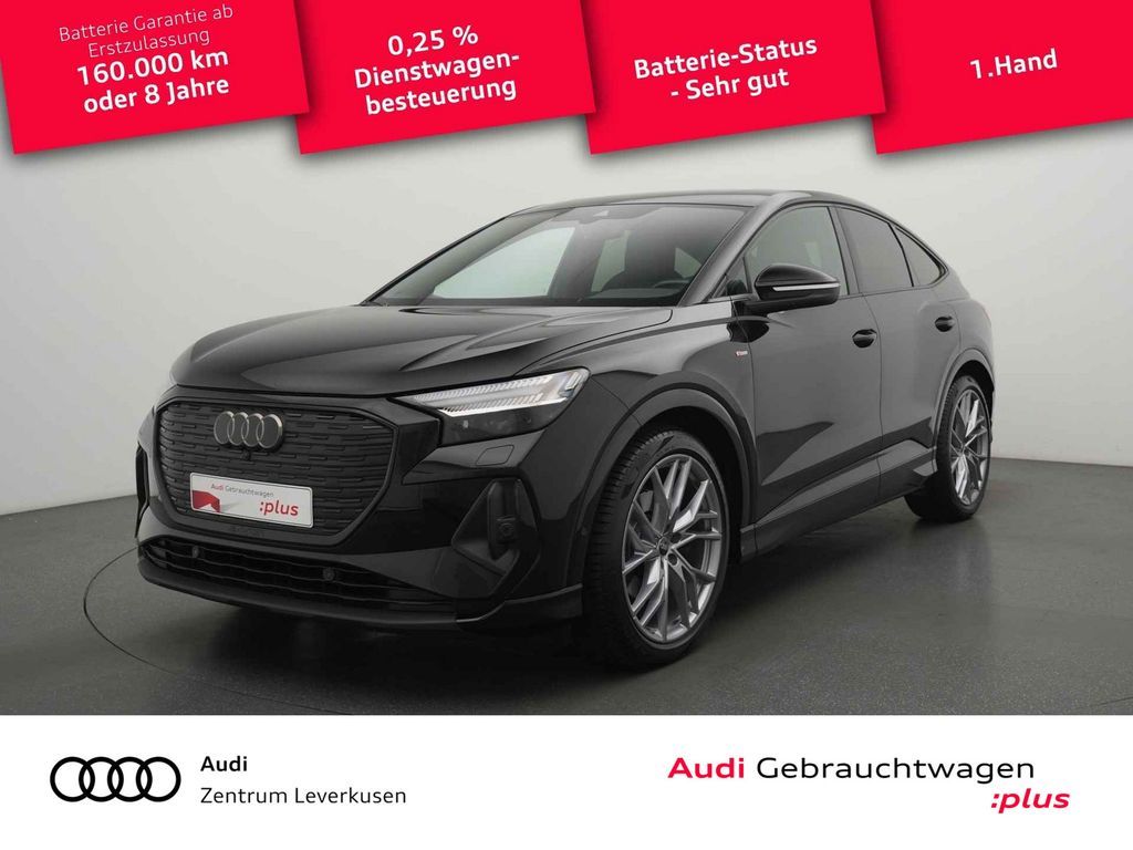 Audi Q4 Sportback S line PANO MATRIX SONOS LEDER AHK Leasing