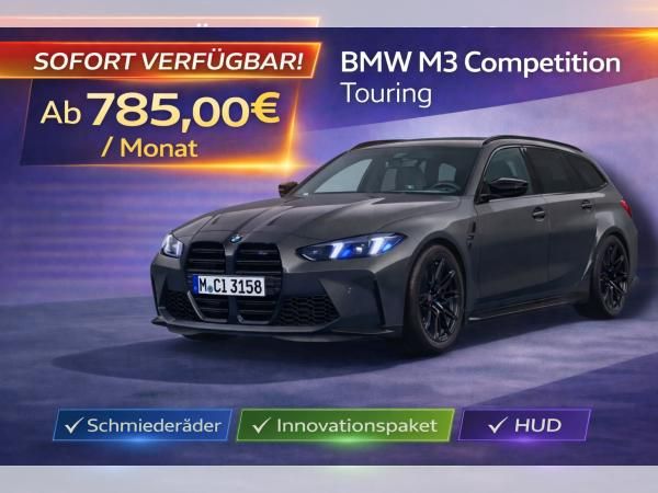 BMW M3 Competition xDrive Touring Innovationspaket Schmiederäder Leasing
