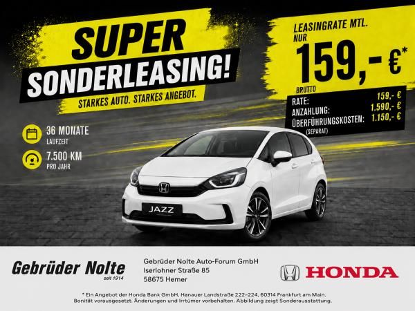 Honda Jazz Hybrid Elegance Leasing