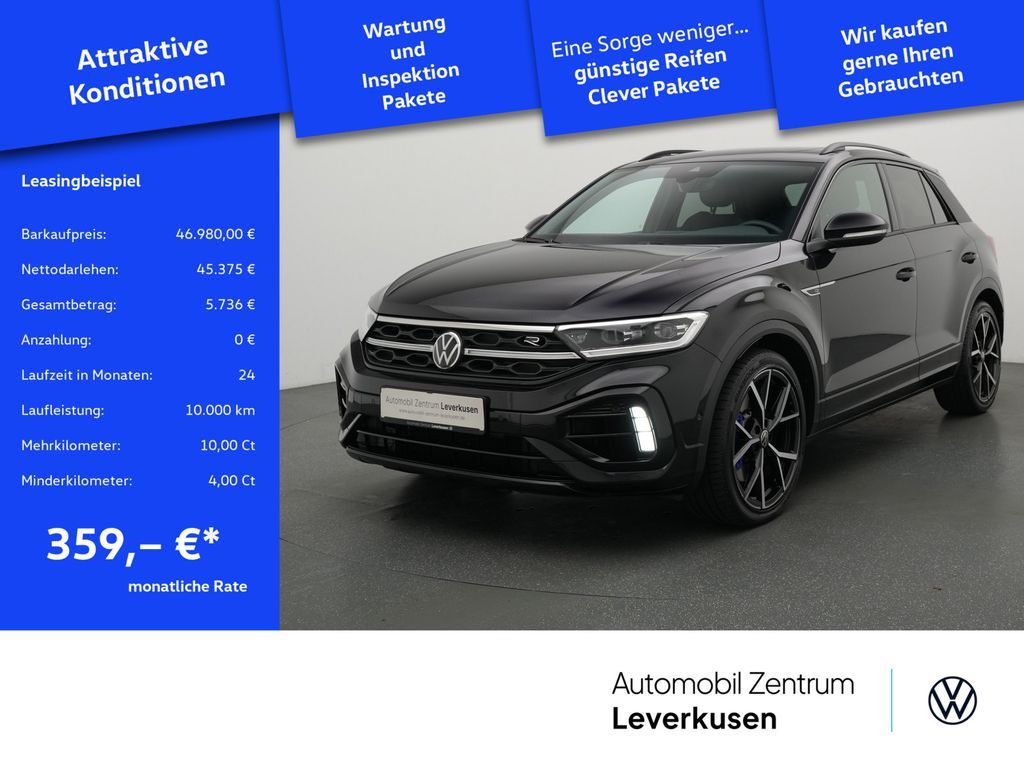 Volkswagen T-Roc R MEMORY NAVI VIRT KAM DCC CARPLAY SHZ Leasing