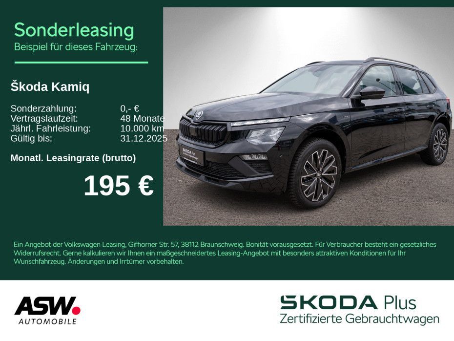 Skoda Kamiq Selection 1.5 TSI DSG LED NAVI ACC RFK SHZ Leasing
