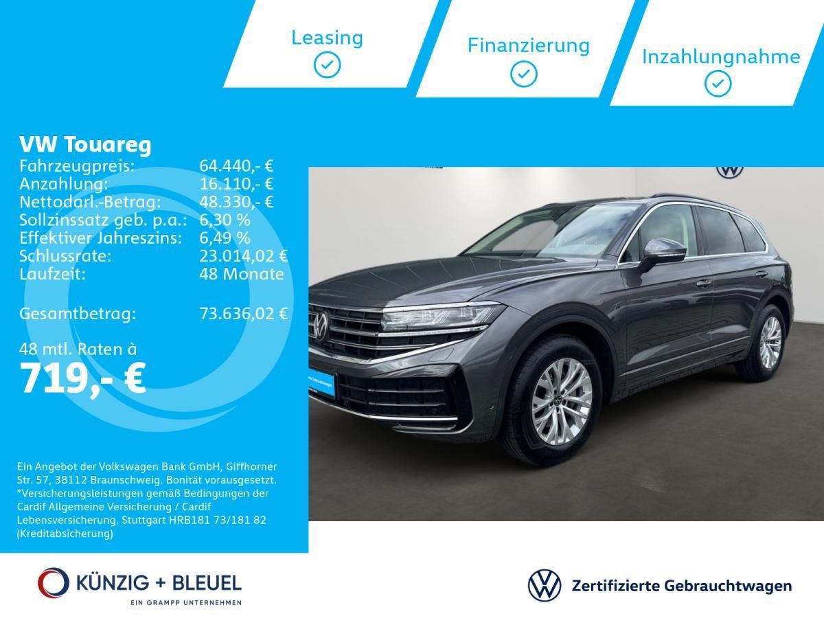 Volkswagen Touareg Elegance 4Motion 3.0 TDI AHK Standhz Luft Matrix Leasing