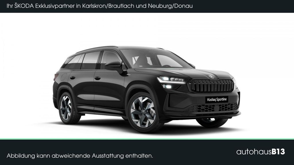 Skoda Kodiaq Sportline 1,5 TSI iV AHK+NAVI+KEYLESS+SHZ Leasing