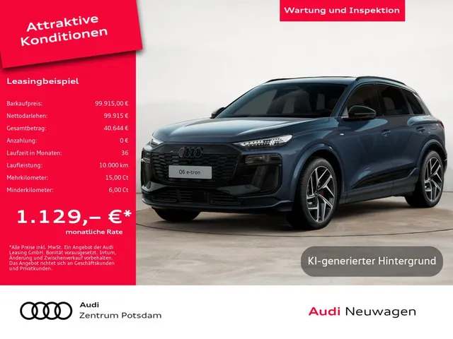Audi Q6 SUV S line business e-tron quattro LUFT PANO