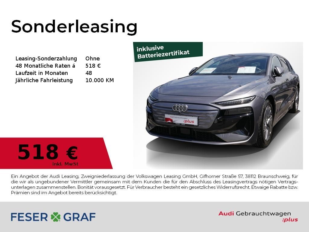 Audi A6 e-tron Avant ACC AHK Matrix Wärmepumpe 360° Leasing
