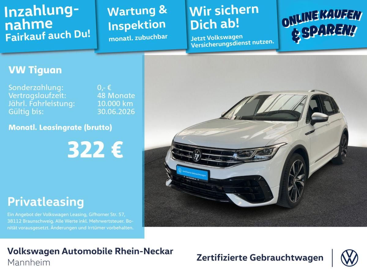 Volkswagen Tiguan R 2.0 TSI DSG Navi Kamera Matrix LED uvm. Leasing