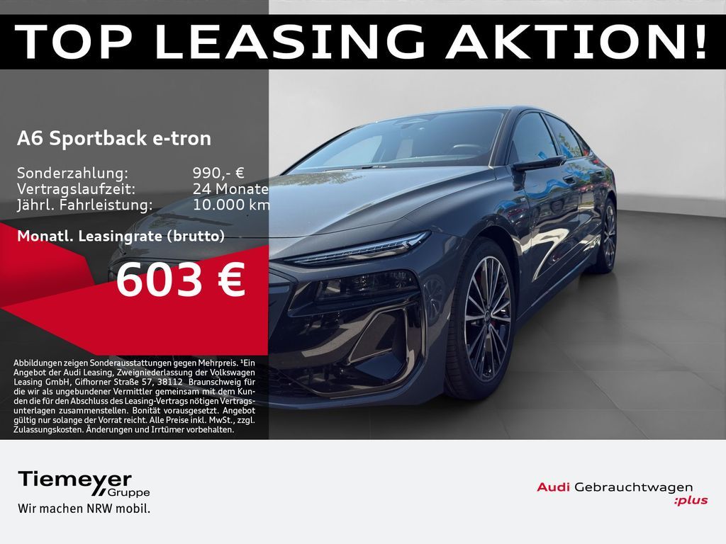 Audi A6 Sportback e-tron Q 2x S LINE LUFT LM20 AHK 36 Leasing