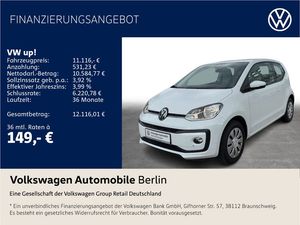 Volkswagen up! 1.0 Klima Radio SHZ GRA PDC