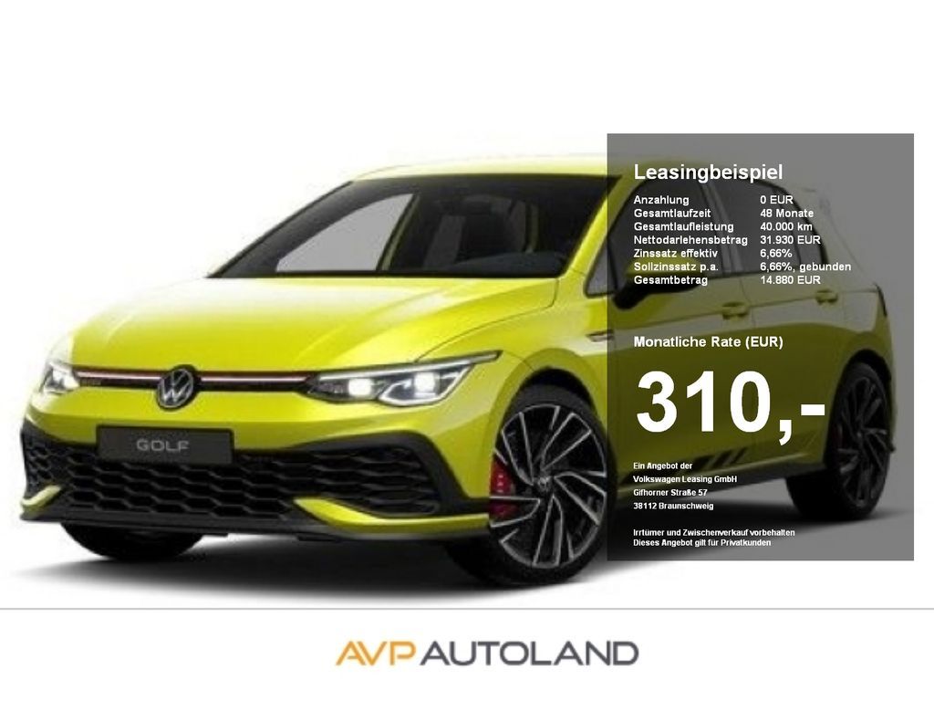 Volkswagen Golf VIII GTI 2.0 TSI DSG Clubsport | LED | Leasing