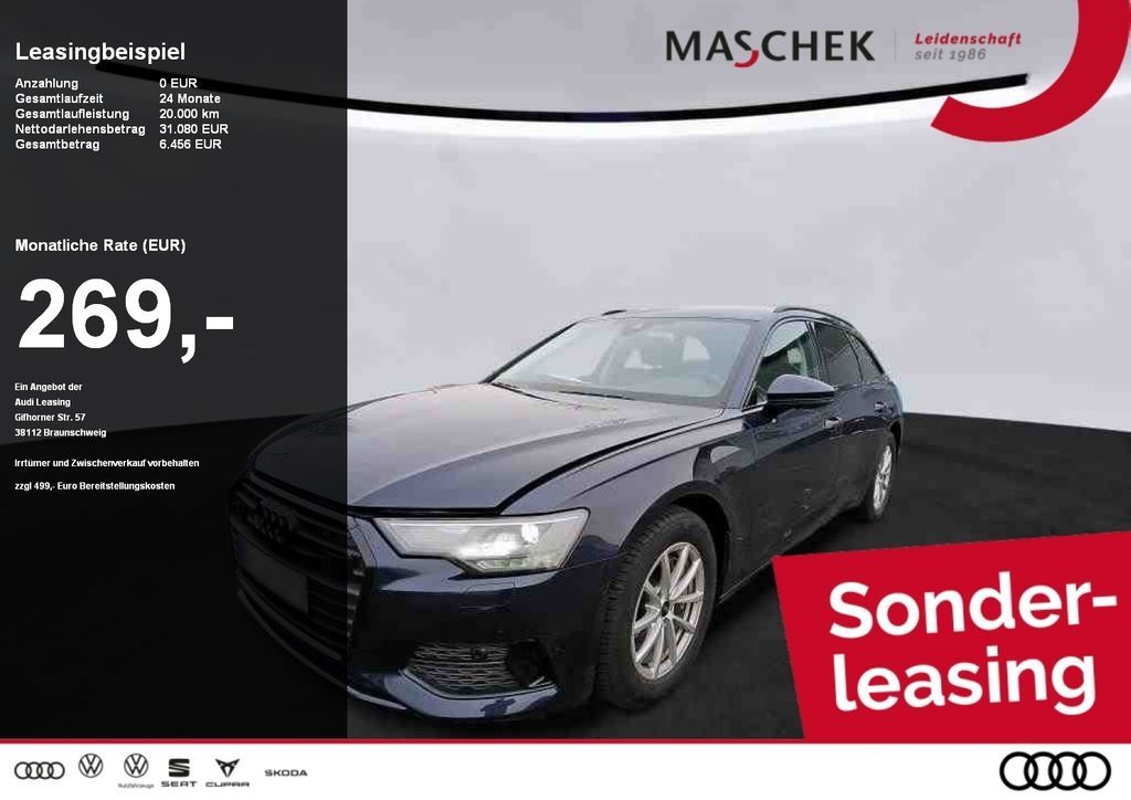 Audi A6 Avant 45 TFSI LED PDC Memory RearView Sitzh D Leasing