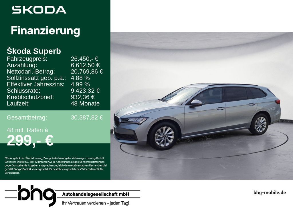 Skoda Superb Combi 1.5TSI mHEV DSG Essence  *ACC*NAVI* Leasing