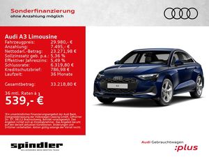 Audi A3  Limousine advanced TDI S-tronic / LED, RFK