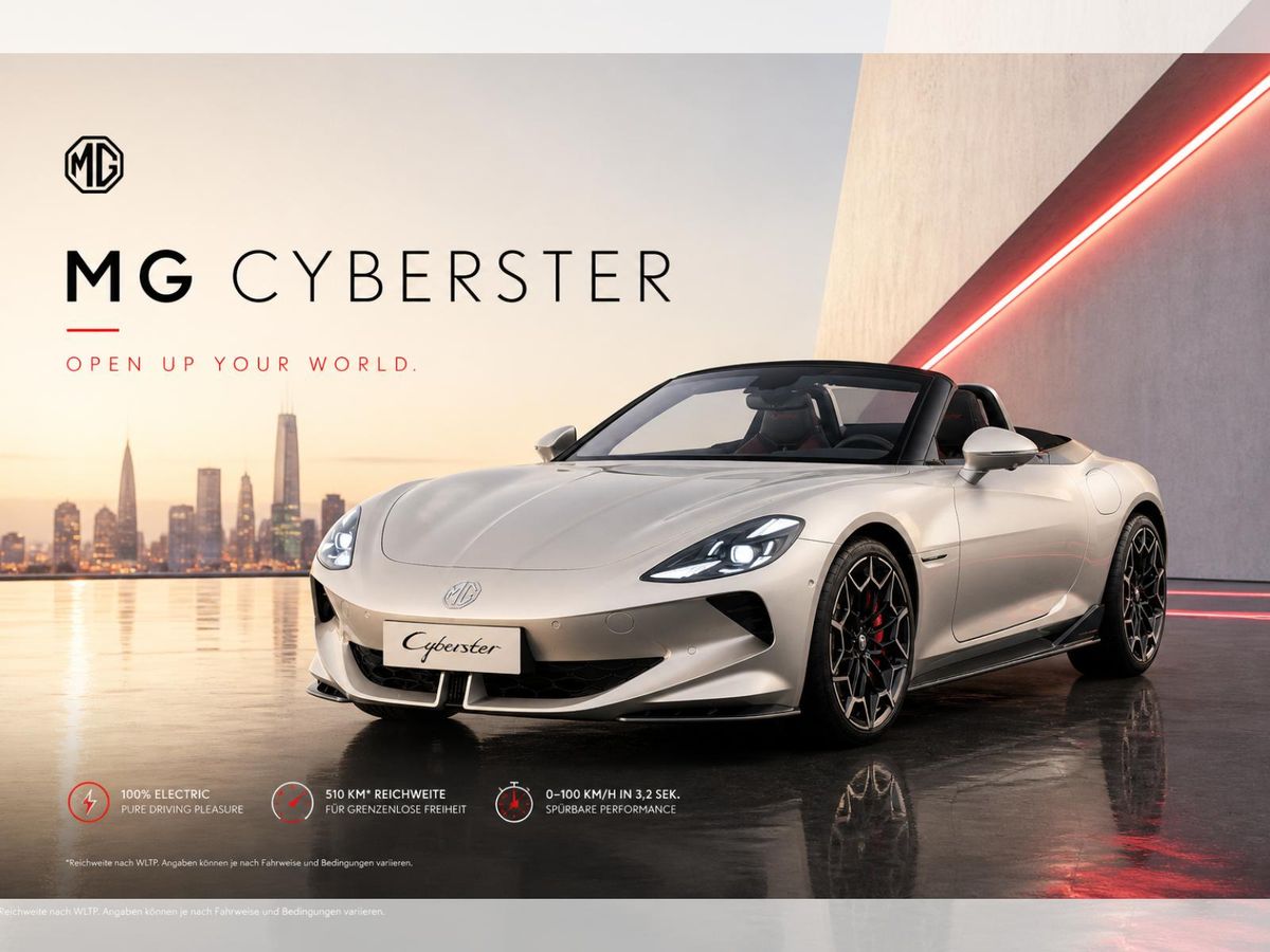 MG Cyberster X Power 510 PS 💸E-Auto-Förderprogramm💸bis 6.000€ sichern💸 Leasing