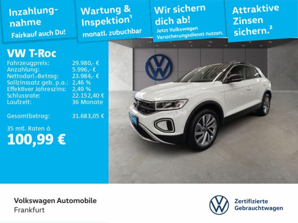 Volkswagen T-Roc 2.0 TDI DSG Goal Navi LEDPlus DAB+ FrontAssist Leasing