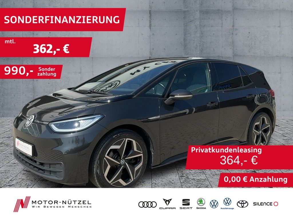 Volkswagen ID.3 150kw Pro Performance STYLE NAVI+PANO+WäPu Leasing