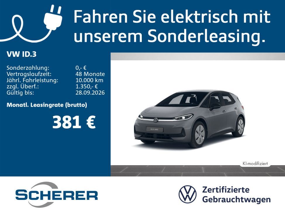 Volkswagen ID.3 Neo Trend / Auslieferung November Leasing