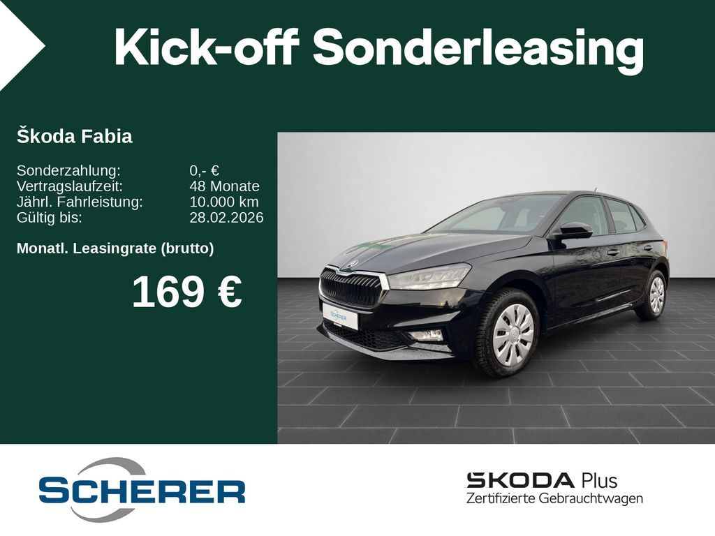 Skoda Fabia Essence 1.0 TSI DAB PDC LED SHZ ALU GJR Leasing