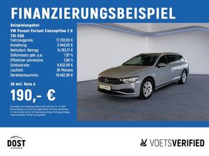 Volkswagen Passat Variant Conceptline 2.0 TDI  DSG RearView