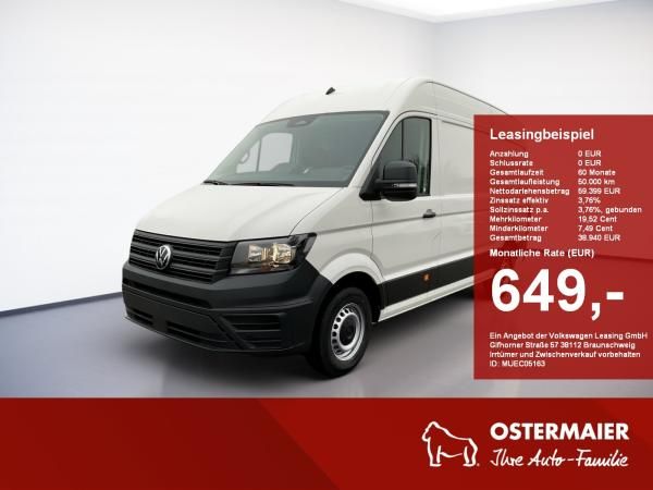 Volkswagen Crafter 35 Kasten Hoch 2.0TDI 6-Gang KLIMA,AHK,2xPDC,HANDY,KAMERA Leasing