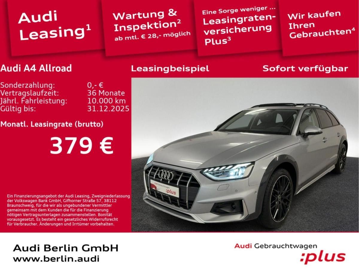 Audi A4 allroad quattro 40 TDI S tr. STDHZG PANO HUD Leasing