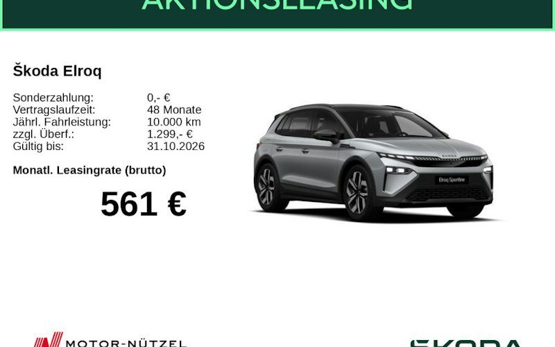 Skoda Elroq 85 Sportline 5dr Auto kaufen