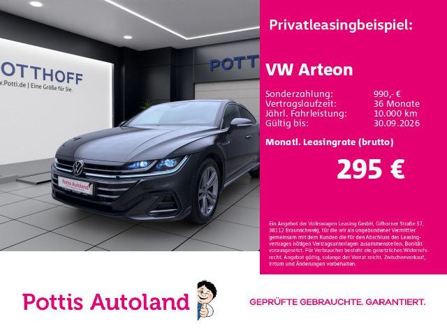 Volkswagen Arteon 2.0 TDI DSG R-LINE STDHZG PANO NAVI IQ.LI Leasing