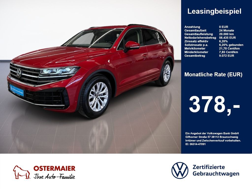 Volkswagen Touareg ELEGANCE 3.0TDI 231PS NP.99T AHK.STDHZG. Leasing