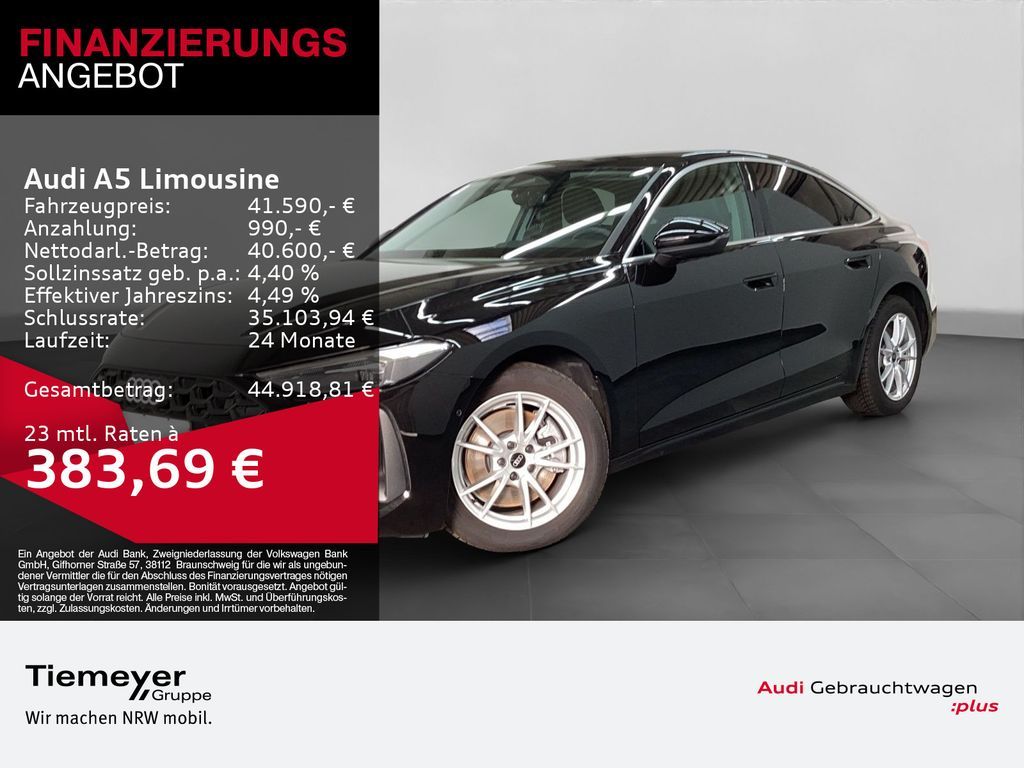 Audi A5 Limousine TDI LEDER NAVI KAMERA ASSIST Leasing