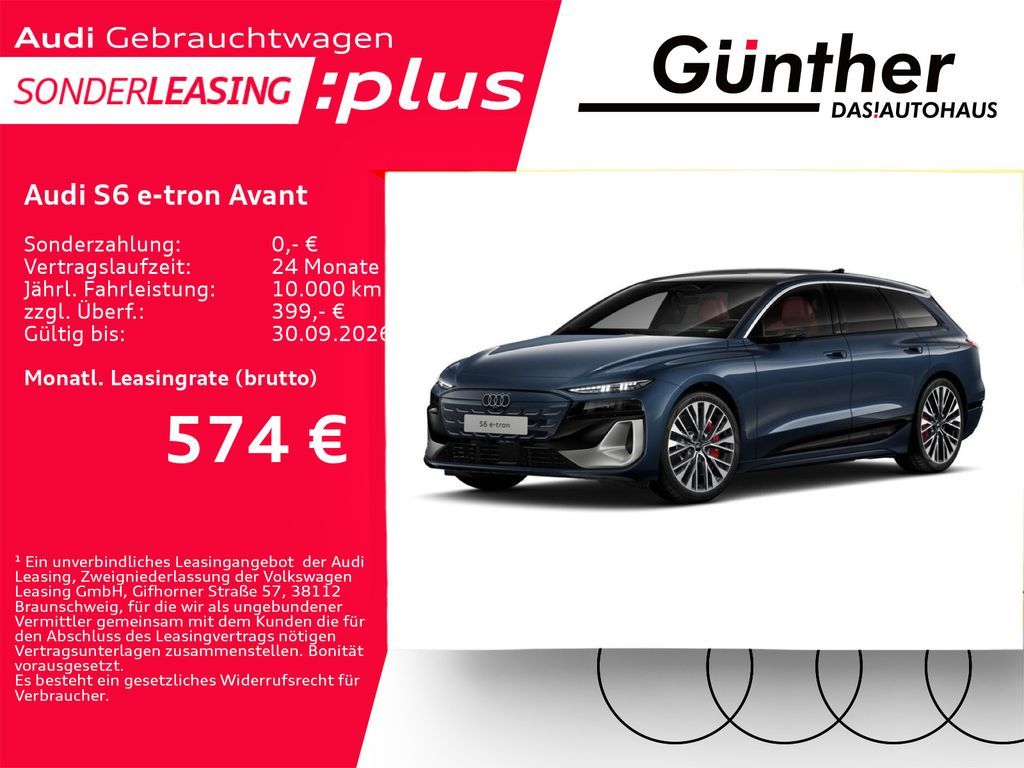 Audi S6 Avant e-tron ++WINTERRÄDER+AHK+PANORAMADACH++ Leasing