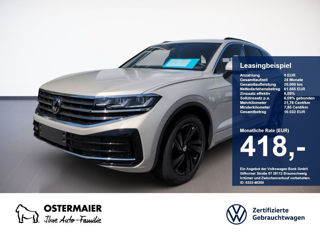 Volkswagen Touareg ELEGANCE 3.0TDI 286PS NP.108T AHK.STDHZG Leasing