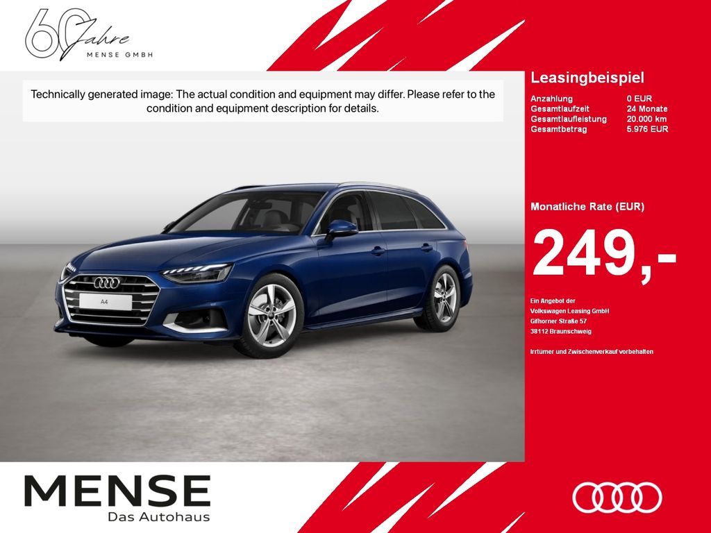 Audi A4 Avant 35 TDI S tronic advanced HUD Standhzg Leasing