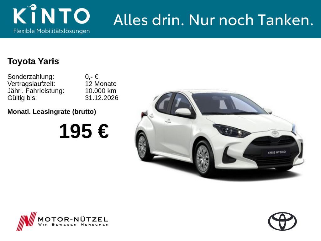 Toyota Yaris Hybrid Active + Business *ALL-IN-LEASING* Leasing