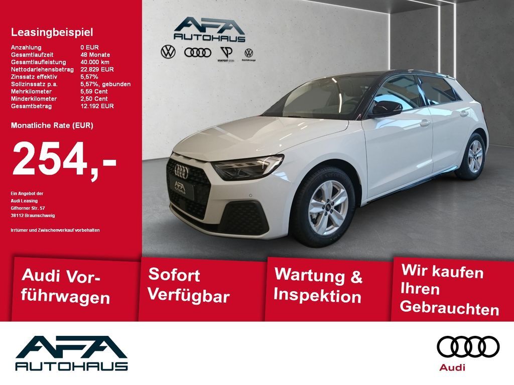 Audi A1 Sportback 25 TFSI S tr. LED*Smart.Int*PDC*SHZ Leasing