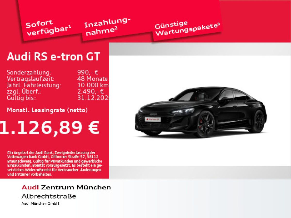 Audi RS e-tron GT Leasing