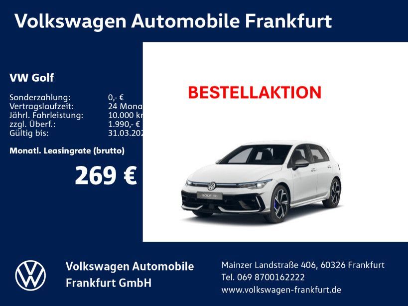 Volkswagen Golf R 2,0 l TSI OPF 4MOTION 245 kW (333 PS) 7-G Leasing
