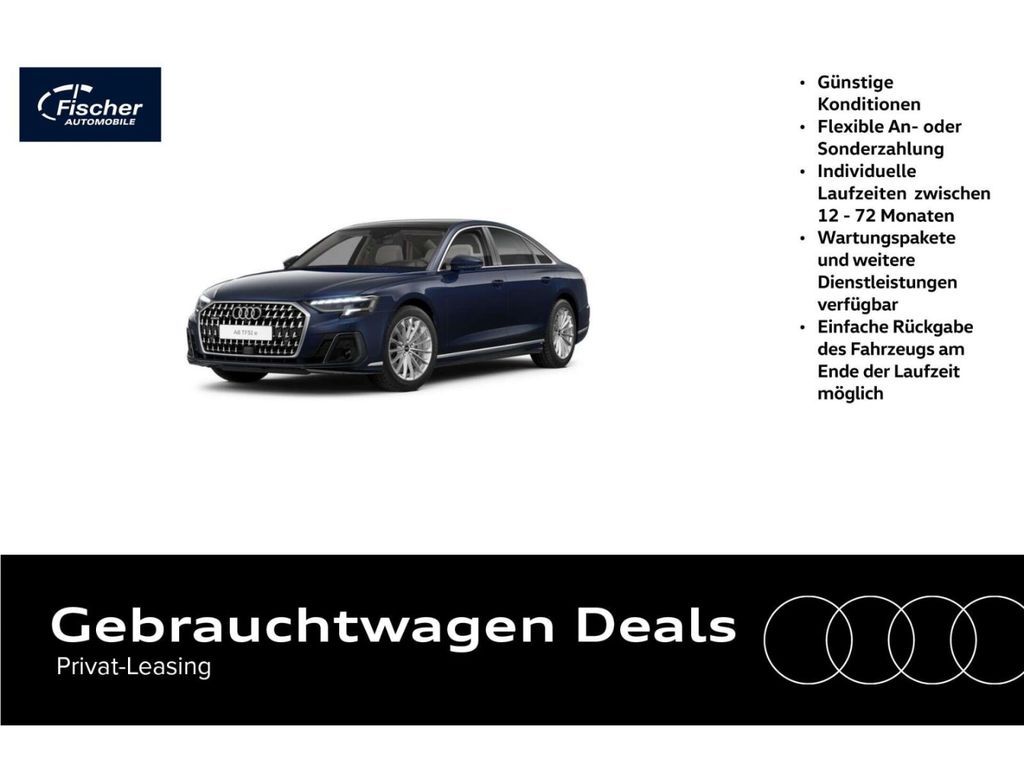Audi A8 60 TFSI e quattro P-Dach/19''/360/HUD/B&O Leasing