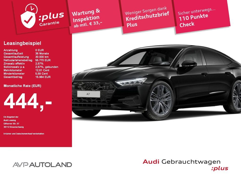 Audi A7 Sportback 50 TFSI e quattro S tronic | NAVI | Leasing