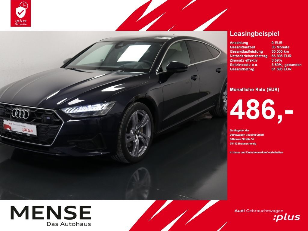 Audi A7 Sportback 45 TDI quattro S tronic Matrix|AHK Leasing
