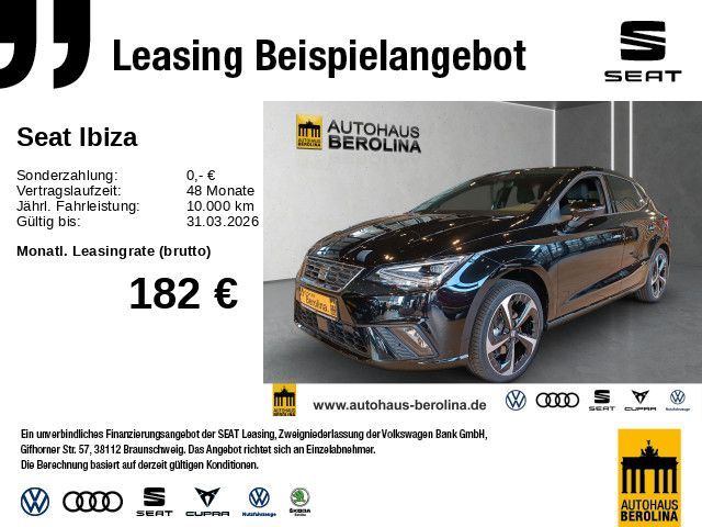 Seat Ibiza 1.0 TSI FR DSG inkl. Winterräder *ACC*Visi Leasing